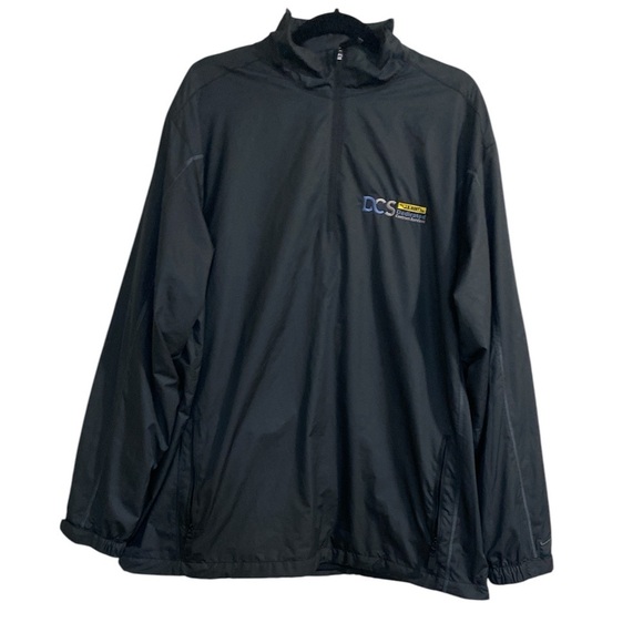 Nike rain wind breaker jacket men XXL black outdoor hiking casual camp - Picture 11 of 11